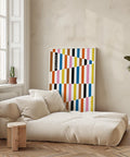 Colourful abstract wall decor for modern spaces.