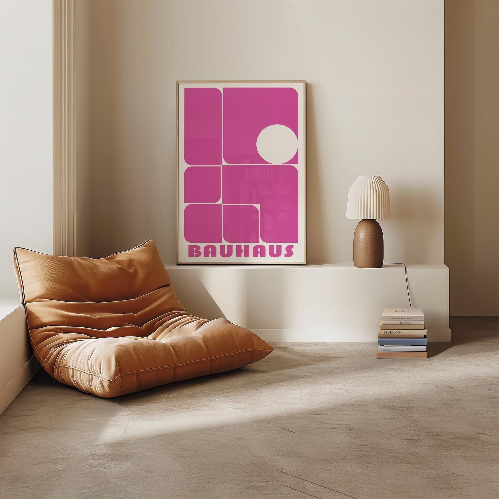 Bauhaus Pink Rhythm Sun