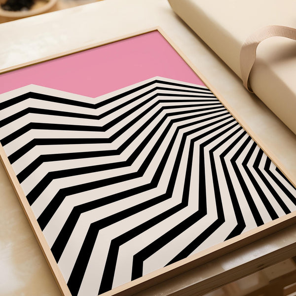 Elegant wavy wall art ideal for offices and bedrooms