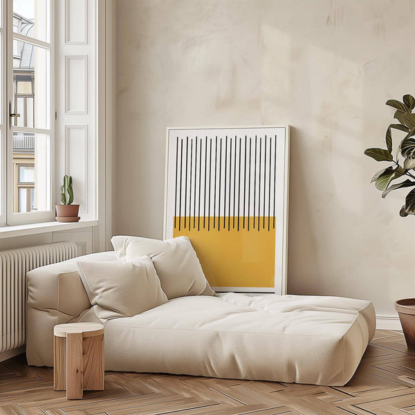 Statement modern geometric art featuring structured compositions