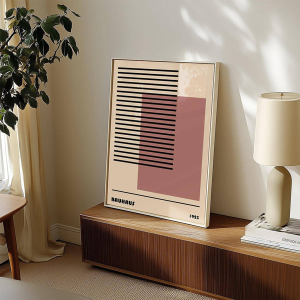 Bauhaus 1923 art perfect for industrial interiors