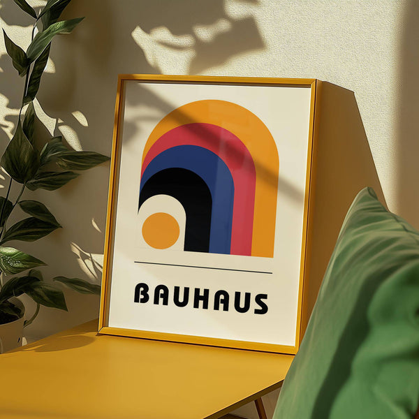 Minimalist Bauhaus art posters perfect for contemporary interiors