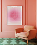 Keep Chasing Your Dreams pink wall decor