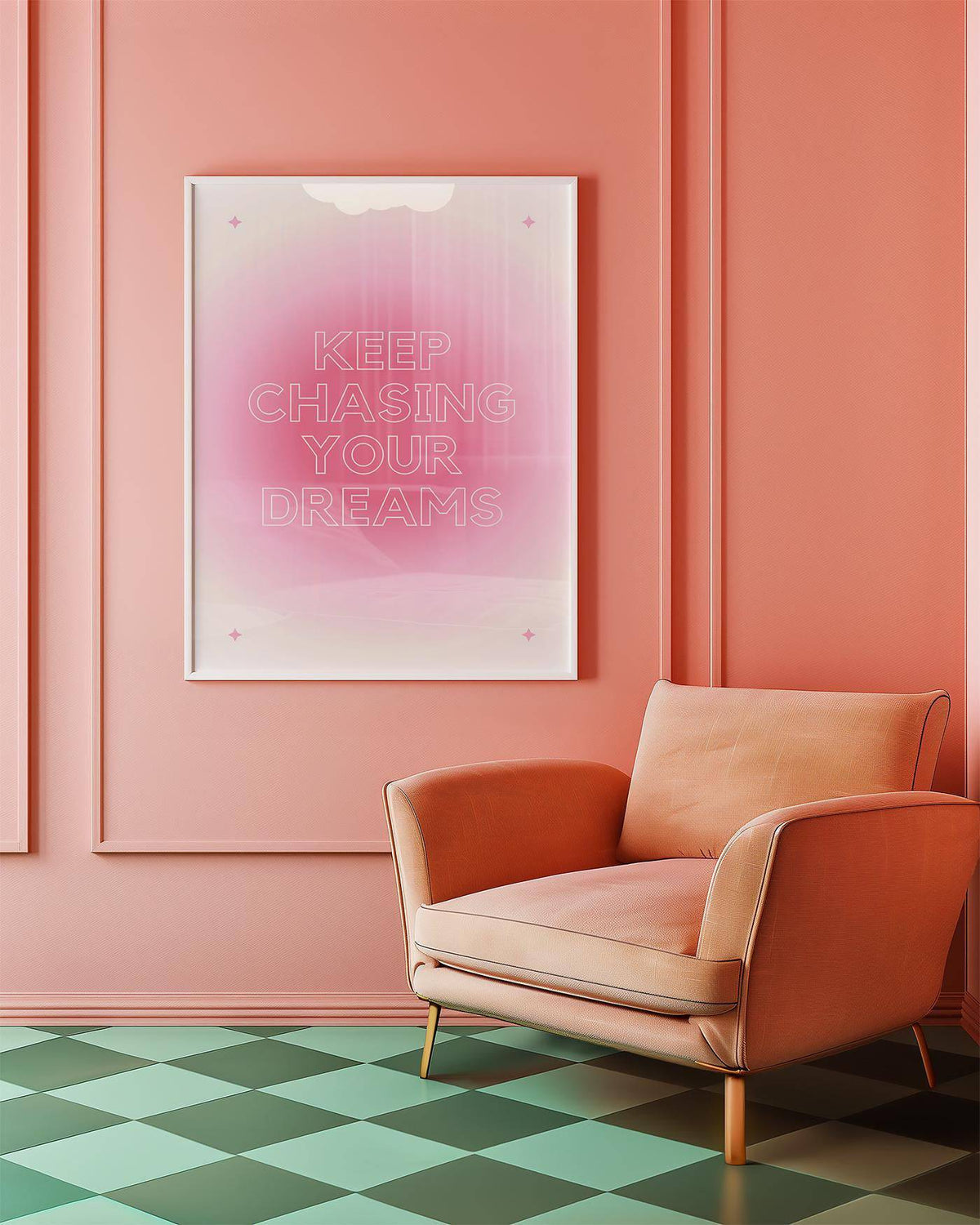 Large teenage girl gifts print for statement wall decor