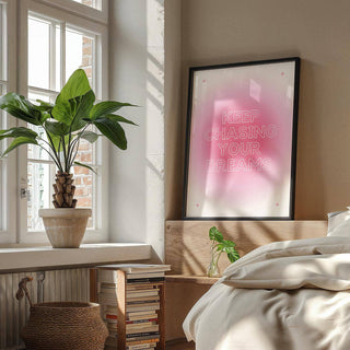 Abstract teenage girl gifts featuring soft pink hues and text