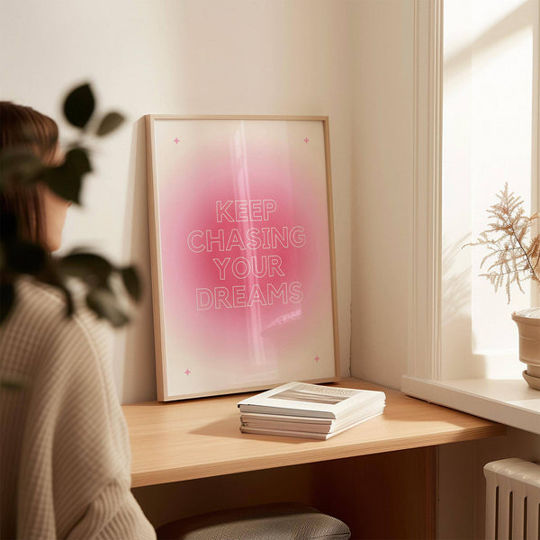 Unique teenage girl gifts print with dreamy and elegant composition