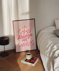 Encouraging quote art for bedroom