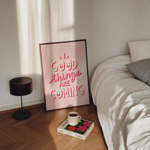 Encouraging quote art for bedroom