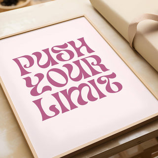 Unique retro font artwork from quote motivational posters series