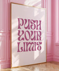 Push Your Limit motivational poster