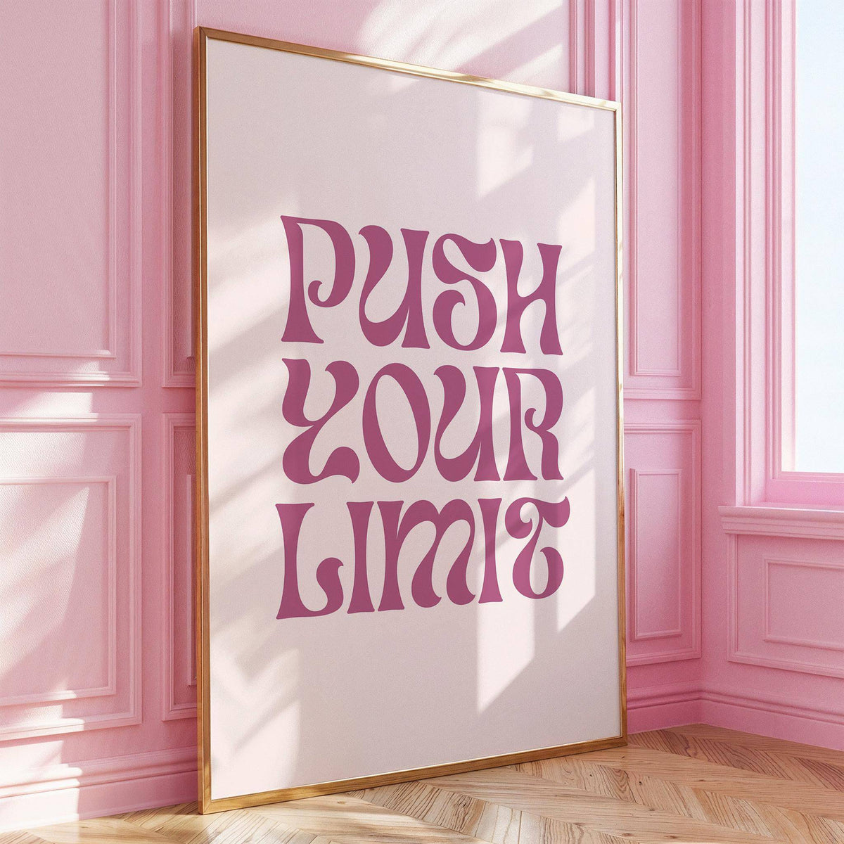 Bold message art print included in quote motivational posters lineup