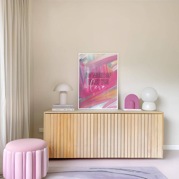 Motivational pink posters for bedrooms and offices