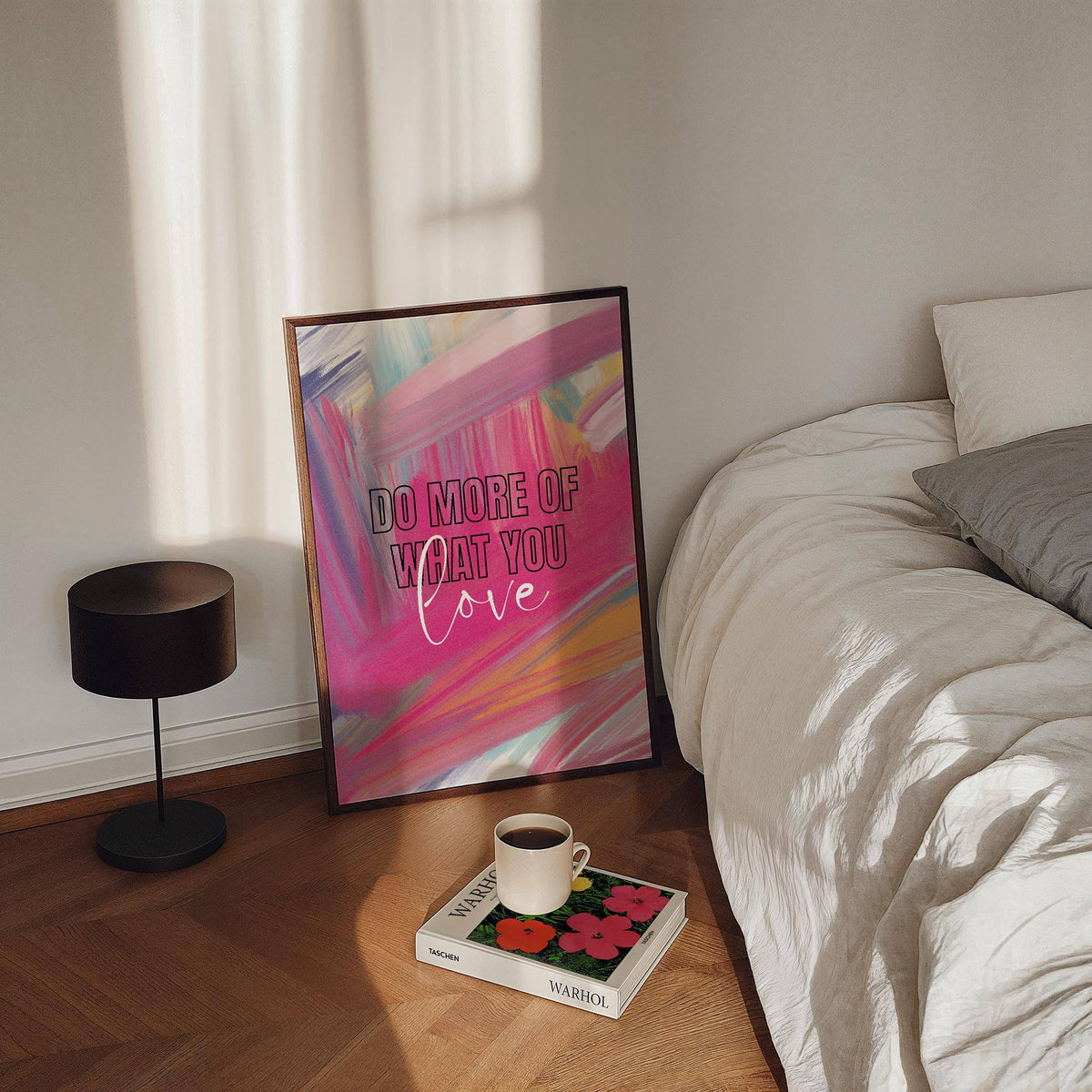 Motivational pink posters ideal for uplifting environments