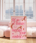 Inspirational art print with peaceful message