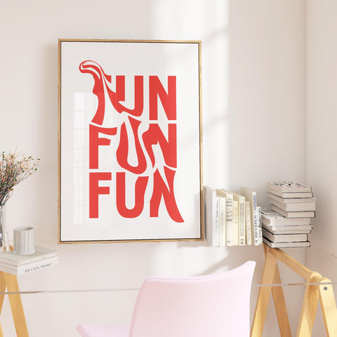 Bold fun wall decor for kids’ room