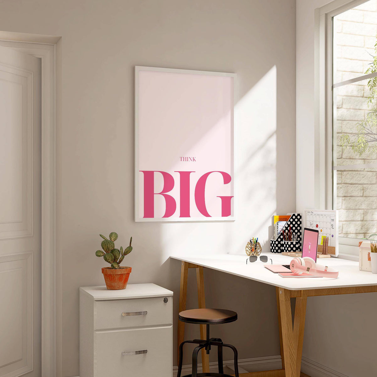 Clean and modern text design for encouraging posters for students
