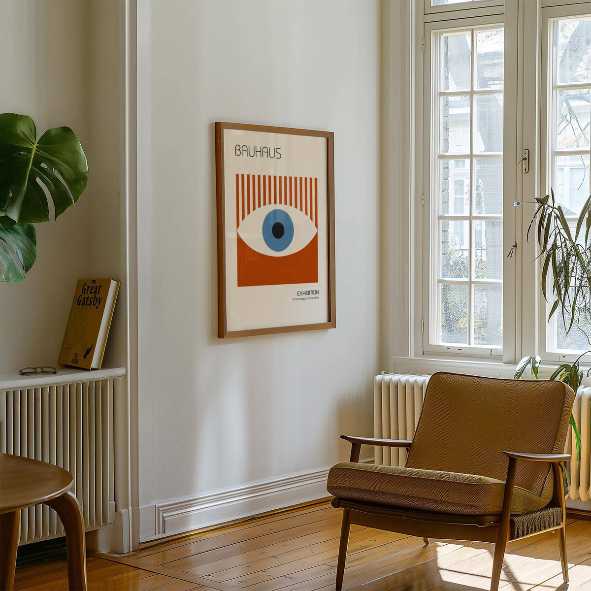 Unique Bauhaus posters featuring bold colour contrasts