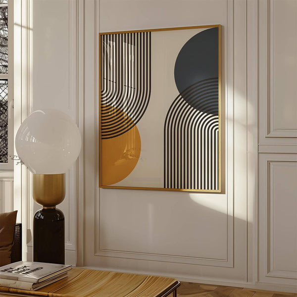 Abstract Modern Bauhaus Art for contemporary decor