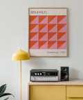 Bauhaus-inspired minimalist print