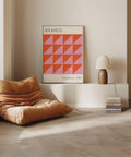 Modern geometric wall art