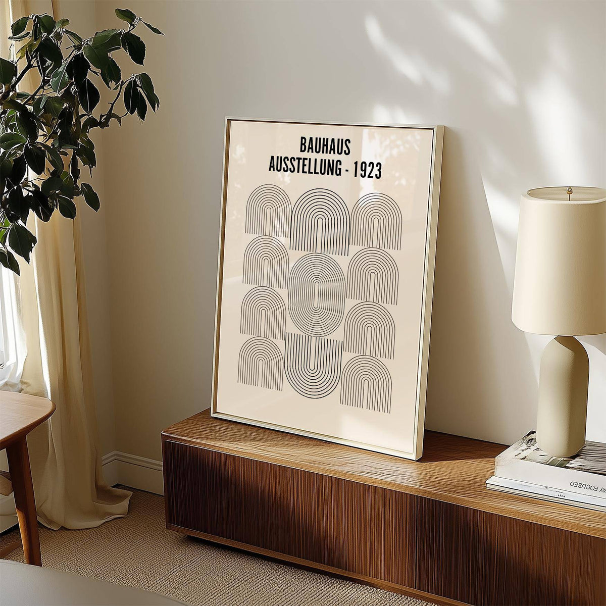 Stylish Bauhaus Minimalism Art for creative spaces
