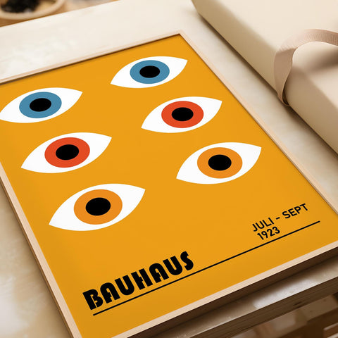 1923 Bauhaus style colorful eye design