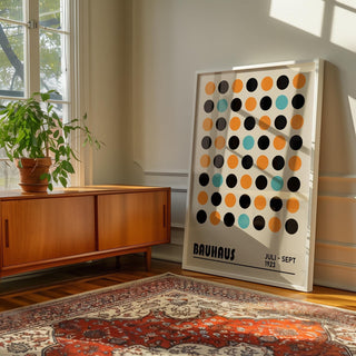 High-quality matte print showcasing vibrant geometric wall decor