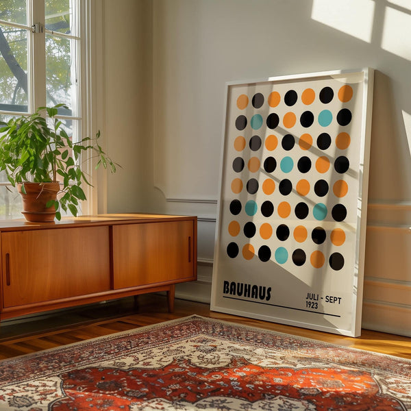 High-quality matte print showcasing vibrant geometric wall decor