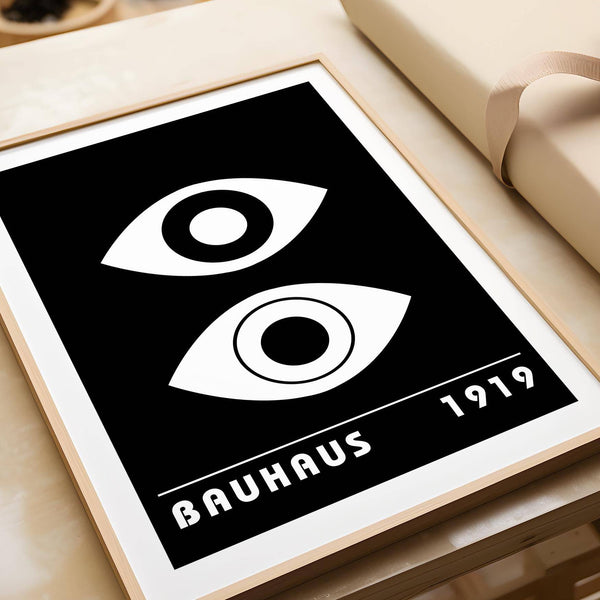 Unique eye art print designed for modernist spaces