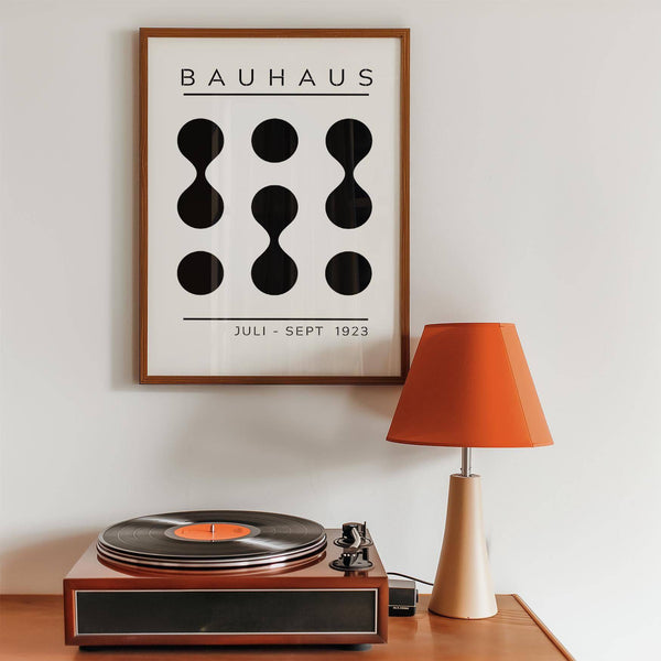 Abstract black white geometric art for contemporary office settings