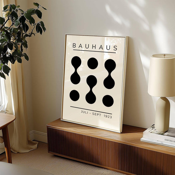 Minimalist black white geometric art featuring clean geometric lines