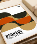 Mid-century modern Bauhaus exhibition print