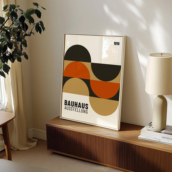 Warm colour palette artwork for the wall for cozy home decor