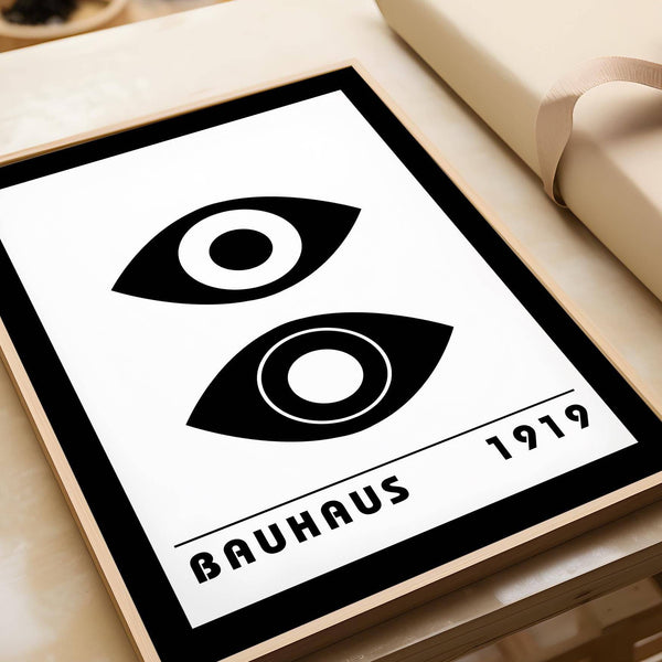 Unique Bauhaus art print for lovers of modernist aesthetics