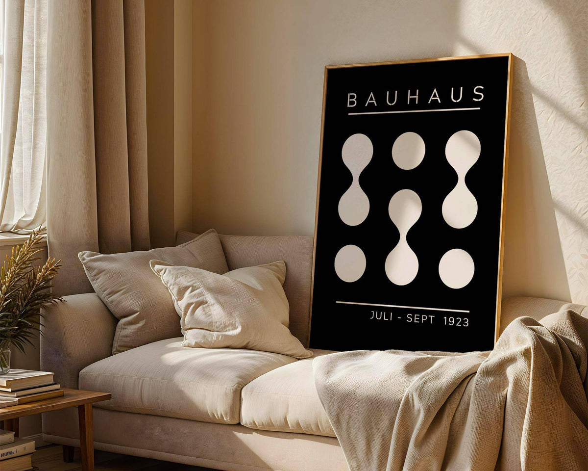 High-contrast black and white geometric art with bold shapes