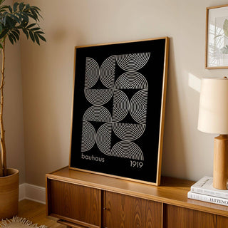 Large geometric wall art print for statement walls