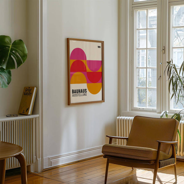 Statement Bauhaus large artwork for walls for open office spaces