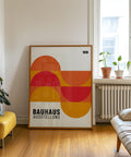 Bauhaus Ausstellung wall art for retro living rooms