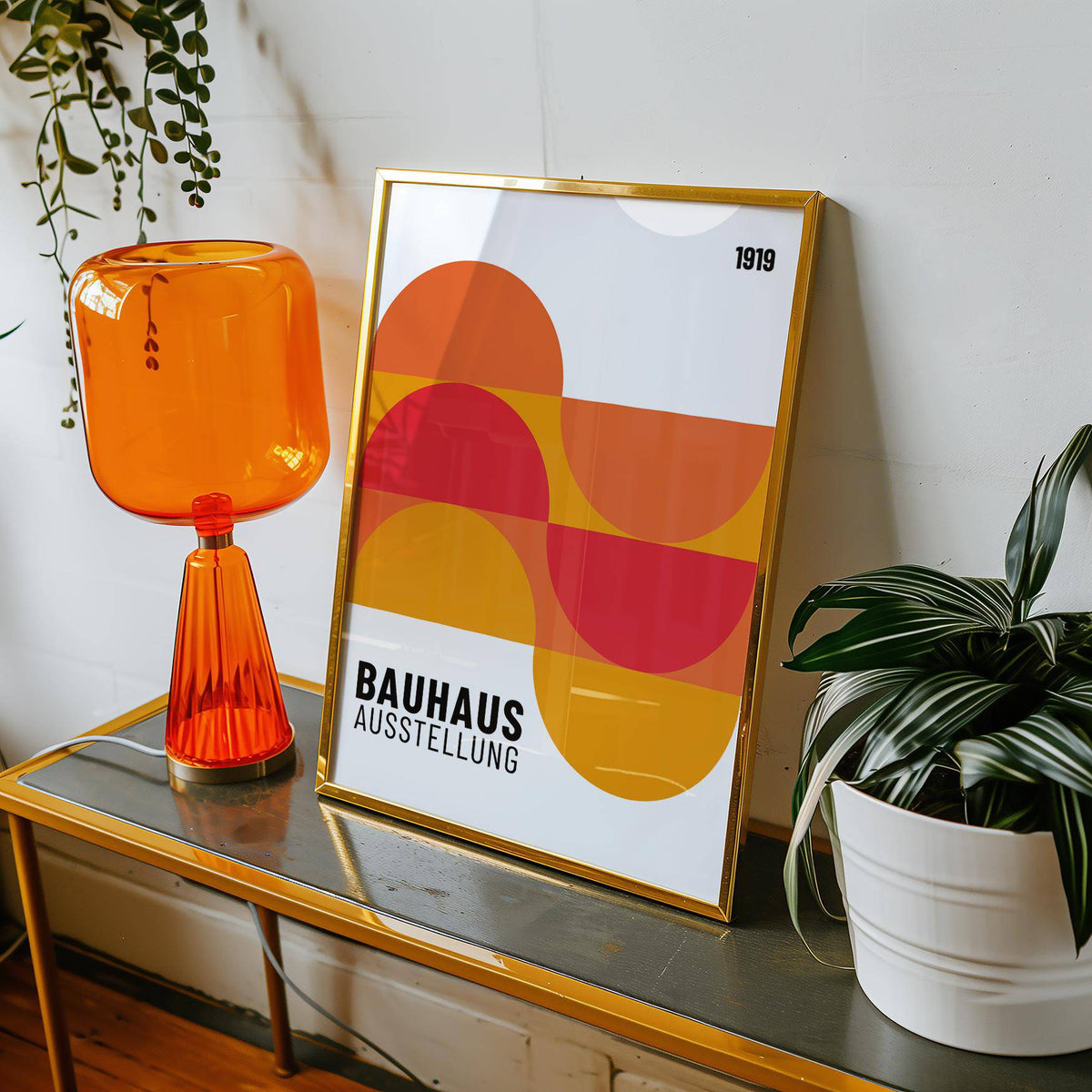 Iconic Bauhaus inexpensive artwork ideal for curated gallery walls