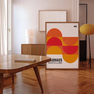 Timeless red and orange inexpensive artwork for stylish wall displays