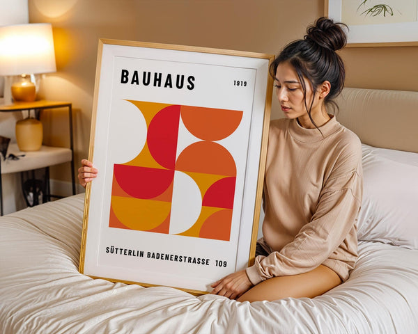 Minimalist mid century wall art perfect for contemporary decor