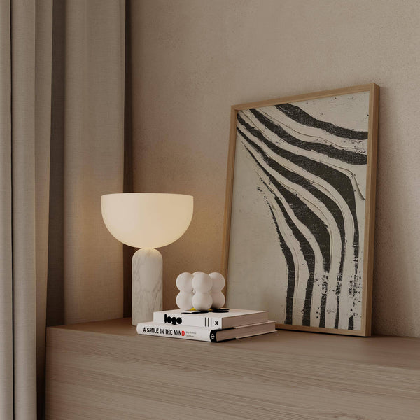 Big abstract art for Japandi or modern interiors with subtle texture