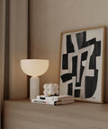 Geometric abstract print for contemporary decor