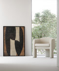 Earth Embrace minimalist wall art in neutral tones