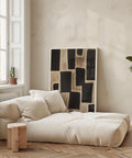 Modern geometric print for contemporary decor