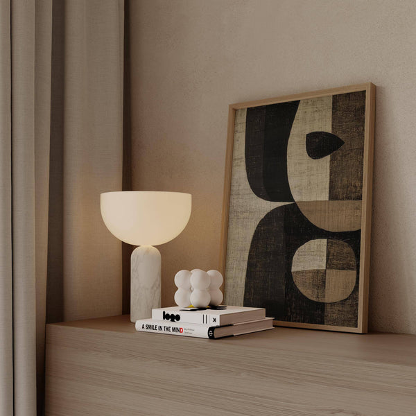 Modern earthy tones wall art for contemporary home styling