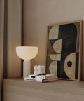 Minimalist earthy tones wall decor