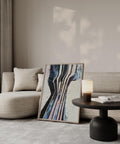 Large modern abstract print for living room