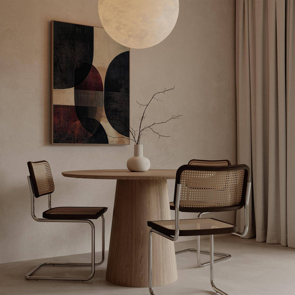 Balanced abstract print for zen-inspired wall posters for living room