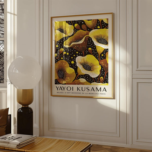 Contemporary floral wall art for living rooms